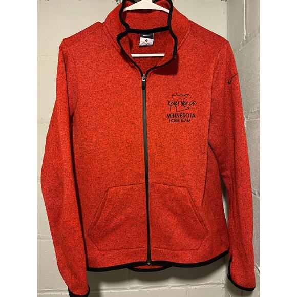 Nike Orange/Red Large Unisex Zip Up - Picture 1 of 7